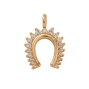 Nouveaux pendentifs en cuivre plaqué or 18 carats, accessoires de bricolage, breloques pour colliers, pendentifs populaires, vente en gros - Product Image 6