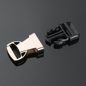 Hebilla Deslizante Metálica Jiuyuan, Plateada y Negra, Accesorios Duraderos para Bolsos - Product Image 2