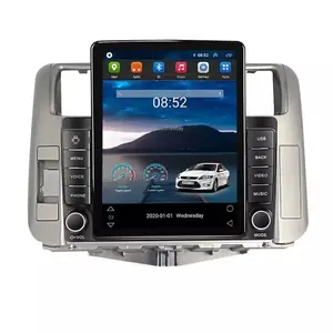 Tesla Android 11 8 + 128G carplay araba radyo Toyota Prado 150 2009-2013 için GPS BT ADAS DVR 360 kamera oto ses sistemi