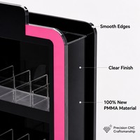Meuble de présentation LED en acrylique sur mesure pour cigarettes, étagère à huiles essentielles, présentoir à cigarettes, présentoir pour tabac