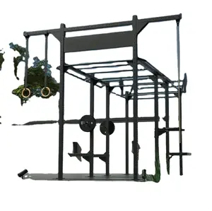 Outdoor use multi function fitness smith machine CF rig rack