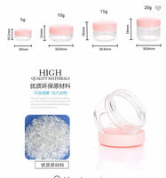 Toples kosmetik kecil, untuk krim mata 5g 10g 15g 20g PS kosong