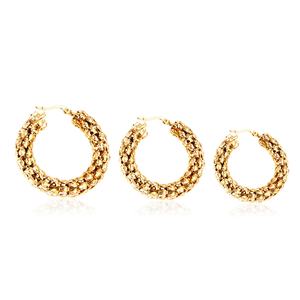 Pendientes de Aro Minimalistas de Acero Inoxidable Hipoalergénicos para Mujer, Chapados en Oro de 18k, en Oferta - Product Image 6