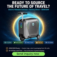 Valise Scooter Électrique 40L, Bagage Cabine Étanche et Léger pour Voyageurs