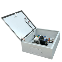Boîtier de commande électrique personnalisé, coffret de distribution électrique en acier avec temporisation, tableau de distribution ATS