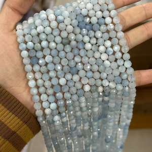 Perles rondes facettées de 6 mm, <span class=keywords><strong>64</strong></span> pièces, en améthyste claire, pour la fabrication de bijoux DIY - Product Image 3