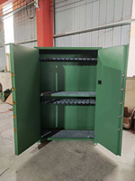 Armoire de rangement pour armes à feu en acier sur mesure, double porte, serrure à clavier numérique, coffre-fort pour armes à feu, sécurité antivol, casier de rangement pour armes à feu