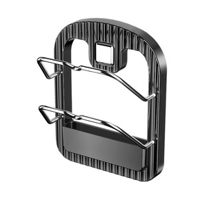 Nouveau support mural sans perçage pour couvercles de casseroles, rectangulaire, en aluminium, pour rangement de cuisine, sans perforation, finition polie - Product Image 4