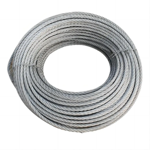 Câble en acier galvanisé électrique de 3mm <span class=keywords><strong>4mm</strong></span> de câble métallique d'acier enduit de PVC multicolore 6x7 + FC 7x7 - Product Image 4