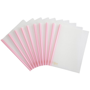 Porte-documents en plastique A858 A4, type tiroir translucide, organisateur de rapports épaissi blanc - Product Image 1