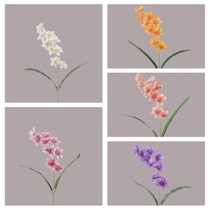 Chất Lượng Cao Nhân Tạo Lụa Freesia Hoa Phun Với Chất Liệu Lụa Làm Bằng Tay Cho Đám Cưới Vòm Đảng Trang Trí - Product Image 6