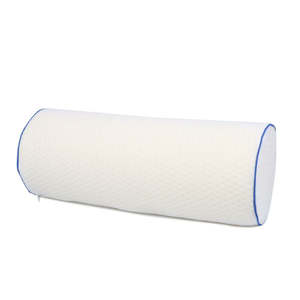 Oreiller cervical en mousse à mémoire <span class=keywords><strong>de</strong></span> forme-Oreiller <span class=keywords><strong>de</strong></span> soutien du cou rond <span class=keywords><strong>pour</strong></span> le sommeil, le <span class=keywords><strong>yoga</strong></span> et le soulagement <span class=keywords><strong>de</strong></span> la douleur (tête/cou/dos/jambes) - Product Image 2