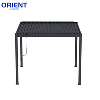 Pergolas de jardin au design personnalisé Pergolas bioclimatiques en aluminium antirouille 6x4 Pergola motorisée rétractable 6x3.6 en vente
