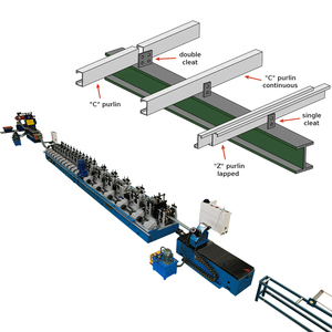 Vollautomatische Profiliermaschine für C- und Z-Profilen mit Austauschfunktion für Pfettenprofile auf Lager - Product Image 1