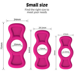 Juego de anillos de silicona para pene para hombres, anillos para pene de 3 tamaños, anillos elásticos para retrasar la eyaculación para un rendimiento más duradero - Product Image 2