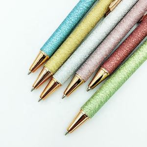 Promosyon ürün kawaii glitter metal tükenmez kalem altın parçaları ile - Product Image 3