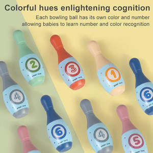Giocattolo da Bowling in plastica digitale colorato personalizzato <span class=keywords><strong>per</strong></span> gioco educativo <span class=keywords><strong>per</strong></span> <span class=keywords><strong>bambini</strong></span> da <span class=keywords><strong>5</strong></span> a 7 <span class=keywords><strong>anni</strong></span> <span class=keywords><strong>per</strong></span> giovani - Product Image 4