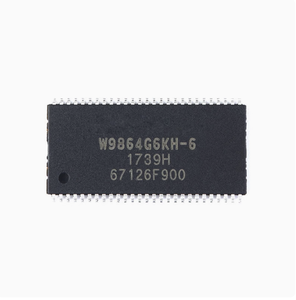 Puce de mémoire RAM originale authentique SMD W9864G6KH-6 TSOP(II)-54 - Product Image 2