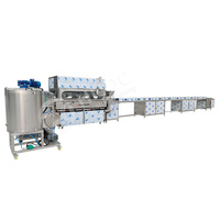 Ligne de traitement automatique de gâteaux au chocolat oated dattes machine d'enrobage de biscuits au sucre en bandes de chocolat avec tunnel de refroidissement