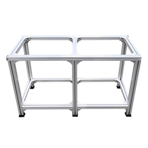 Support d'<span class=keywords><strong>aquarium</strong></span> en profilé d'aluminium - Cadre de meuble robuste à monter soi-même pour <span class=keywords><strong>aquarium</strong></span>, lit et table - Product Image 1