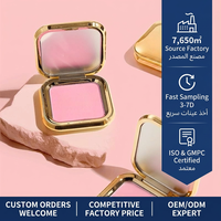 Poudre de blush pressée de luxe à label privé, haute pigmentation, fini mat et scintillant, logo personnalisé, fabrication OEM ODM professionnelle, vente en gros de maquillage