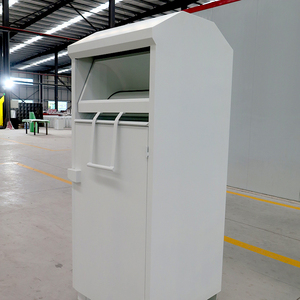 Nhà Máy Cung Cấp Tùy Chỉnh Thép Ngoài Trời Tái Chế Bộ Sưu Tập Thùng Khối Lượng Lớn Không Thấm Nước Tặng Thả Hộp Cho Quần Áo - Product Image 3