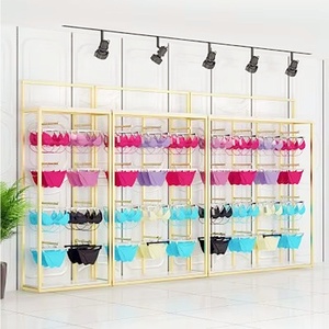 Tùy Chỉnh Cửa Hàng Phụ Nữ Mặc Bikini Áo Ngực Quần Lót Đồ Lót Bộ Hiển Thị Kệ Tủ Bé Quần Áo Ăn Mặc Phụ Kiện Hiển Thị Đứng Giá - Product Image 3