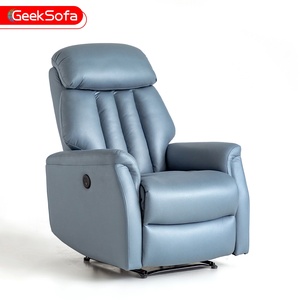 Geeksofa Chaise <span class=keywords><strong>inclinable</strong></span> électrique <span class=keywords><strong>en</strong></span> <span class=keywords><strong>cuir</strong></span> ou <span class=keywords><strong>en</strong></span> tissu, à bascule et pivotante, pour meubles de salon, Chine - Product Image 1