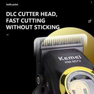 Kit Profesional 3 en 1 para Barbería 8572 - Cortadora de Pelo, Recortadora Inalámbrica con Pantalla LCD USB y Carga Rápida, Afeitadora Eléctrica - Product Image 4