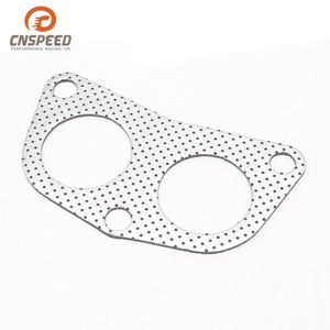 Junta de escape CNSPEED de 40 mm con doble orificio resistente a altas temperaturas para el sistema de motor Honda - Product Image 1