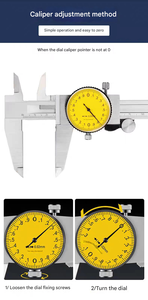 Nuevo <span class=keywords><strong>Calibrador</strong></span> de Precisión NewJieLi con Dial de Acero Inoxidable, 0.02mm de Precisión, 150/200mm, Resistente a Impactos, 1 Año de Garantía para Medir Dimensiones Internas - Product Image 2