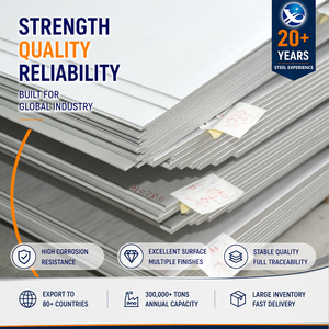 แผ่นสแตนเลส ASTM Standard 304 316L ป้องกันรอยนิ้วมือ หนา 1.0 มม. x 1250 มม. 5x10 ฟุต สำหรับวัสดุก่อสร้าง - Product Image 1