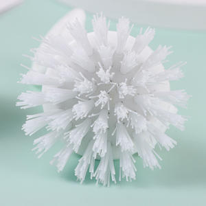 Cepillo de limpieza de fregadero de cocina de plástico creativo al por mayor de fábrica con cerdas de nailon, estropajo para ollas y estufas, origen Xiamen - Product Image 3