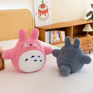 כרית שינה גדולה של טוטורו מצויר, דובי חמוד, צעצוע קטיפה רך במיוחד להפגת מתחים, מתנה ליום הולדת, צעצוע פרווה ממולא - Product Image 5