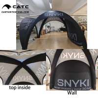 CATC Grand espace voiture utilisation publicité gonflables Durable respirant parasol tente avec structure stable pour Air Doom annonces événements