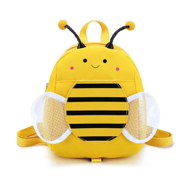3D Cute Bee Children Baby Backpack Anti-lost Cartoon School Bag for Boys Girls Gift Kindergarten Kids Back Pack