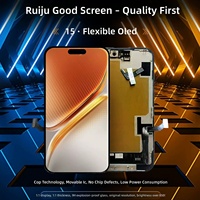 Écran tactile OLED flexible à haute fréquence de rafraîchissement pour iPhone 13, 14, 15, 16, 17 Pro Max Plus RJ Ruiju – Assemblage numériseur de remplacement – Vente en gros