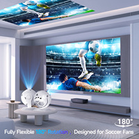 Projecteur de films familial MAGCUBIC HY300F, projecteur vidéo portable sans fil Android 14, compatible 8K, projecteur multimédia pour la maison