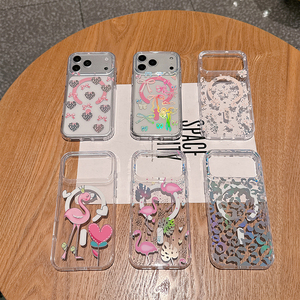 <span class=keywords><strong>Coque</strong></span> de téléphone portable en TPU rose motif léopard mignon et coquin - Product Image 1