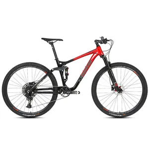 Sepeda gunung bahan Aloi Aluminium, kualitas tinggi 29 inci 29Er 29 inci suspensi penuh sepeda Bicicleta 29 Mtb untuk sepeda dewasa