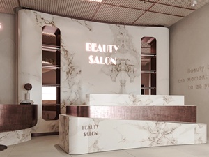 Bespoke Beauty Salon Display Fixture and Skincare Wall Showcase for Modern Spa Wellness Store Interior Renovation - Product Image 6