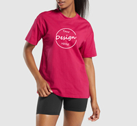Vêtements pour femmes robe d'été T-Shirt robe impression personnalisée Logo filé à l'anneau 180 Gsm blanc tenue décontractée surdimensionné Damen-t-shirts