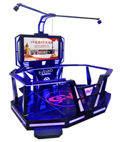 Plate-forme VR de simulation de mouvement fonctionnant Machine de jeu de simulation de tir électronique VR pour équipement de parc à thème