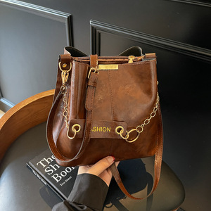 Bolso Tote Estilo Maillard Vintage para Mujer, Bolso Bandolera de Gran Capacidad, Diseño Único para el Trabajo y Uso Diario - Product Image 1