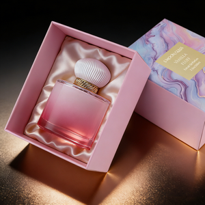 High End 50ml Round Shape Pink <strong>Perfume</strong> Glass Bottles for Ladies Pump Sprayer <strong>Perfume</strong> Bottles with Luxury Gift Box - Product Image 5