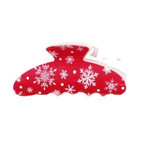 Nouveaux clips à cheveux pour femmes en ABS de Noël, faits à <span class=keywords><strong>la</strong></span> main, imprimés en UV, éléments festifs, design requin pour <span class=keywords><strong>la</strong></span> tête, accessoires pour cheveux - Product Image 1