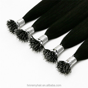 100% extensiones de cabello Remy ruso para mujeres Color Natural <span class=keywords><strong>Nano</strong></span> anillo personalizado salón resaltar Piano Color <span class=keywords><strong>Nano</strong></span> anillo cabello - Product Image 2