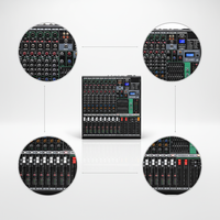 Console de mixage audio professionnelle 10 canaux FX avec 99 effets numériques DSP / Contrôleur DJ / Cartes son de mixage audio