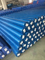 Rouleau de bâche PE unie verte enduite, 2m x 100m, imperméable et résistante aux UV