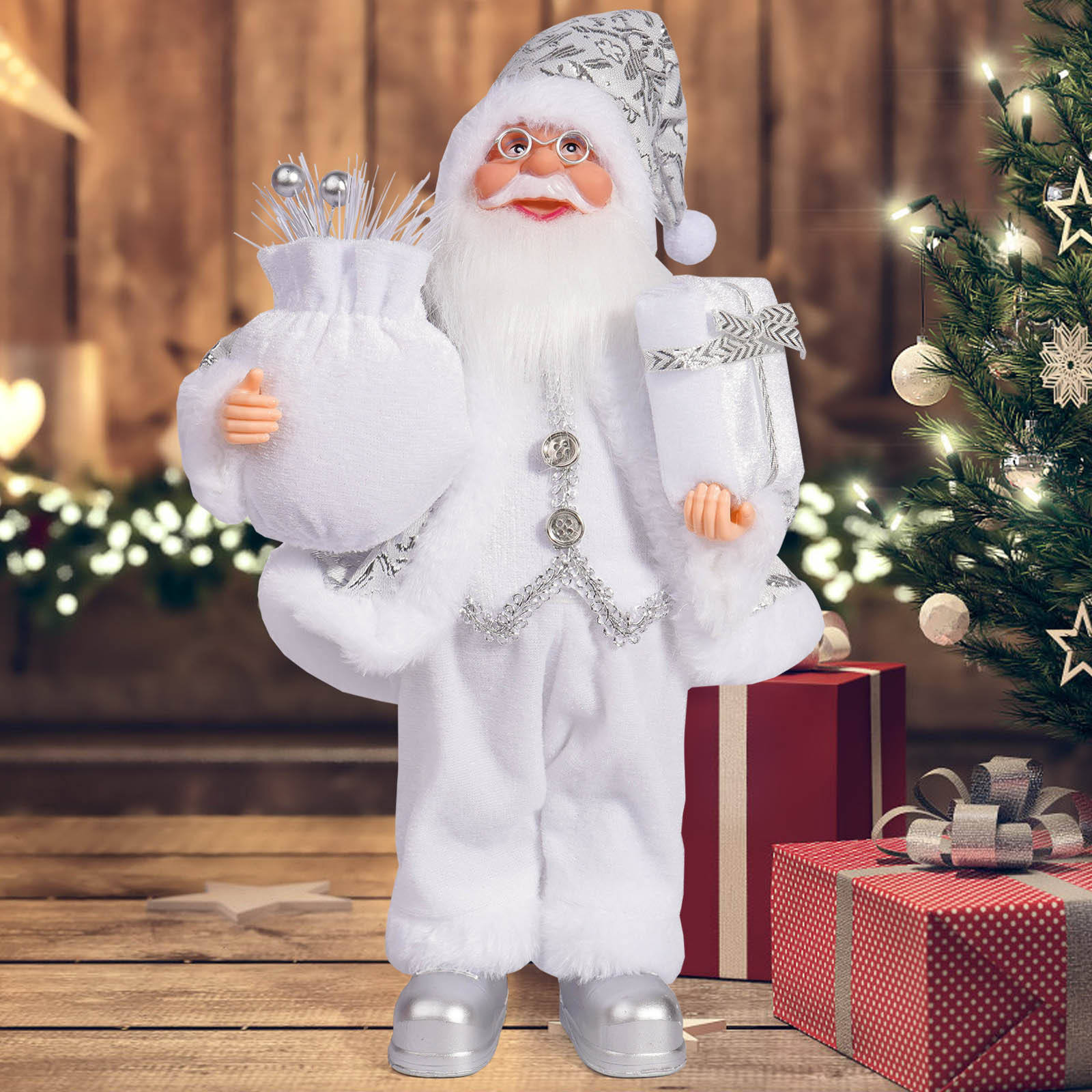 White santa claus